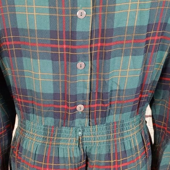 Authentic Vintage Tartan Dress Size XL - Picture 9 of 12